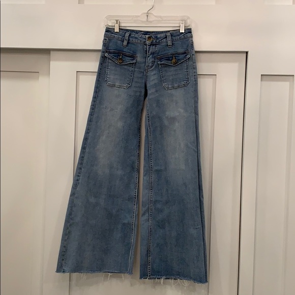 Free People Denim - Free People Wide Leg Jeans